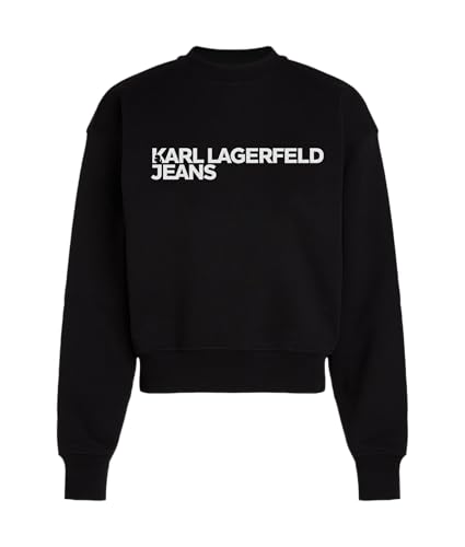 KARL LAGERFELD JEANS, Damen, Regular Essential Logo Sweat, Schwarz, Klein KARL LAGERFELD JEANS, Damen, Regular Essential Logo Sweat, Schwarz, Klein von KARL LAGERFELD JEANS