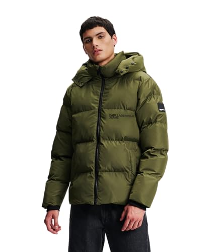 KARL LAGERFELD JEANS, Herren, Regelmässiger Puffer, Efeugrün, Gross von KARL LAGERFELD JEANS