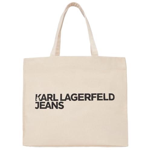 KARL LAGERFELD JEANS, Damen, Essential Logo Shopper, Natural, Einheitsgröße von KARL LAGERFELD JEANS