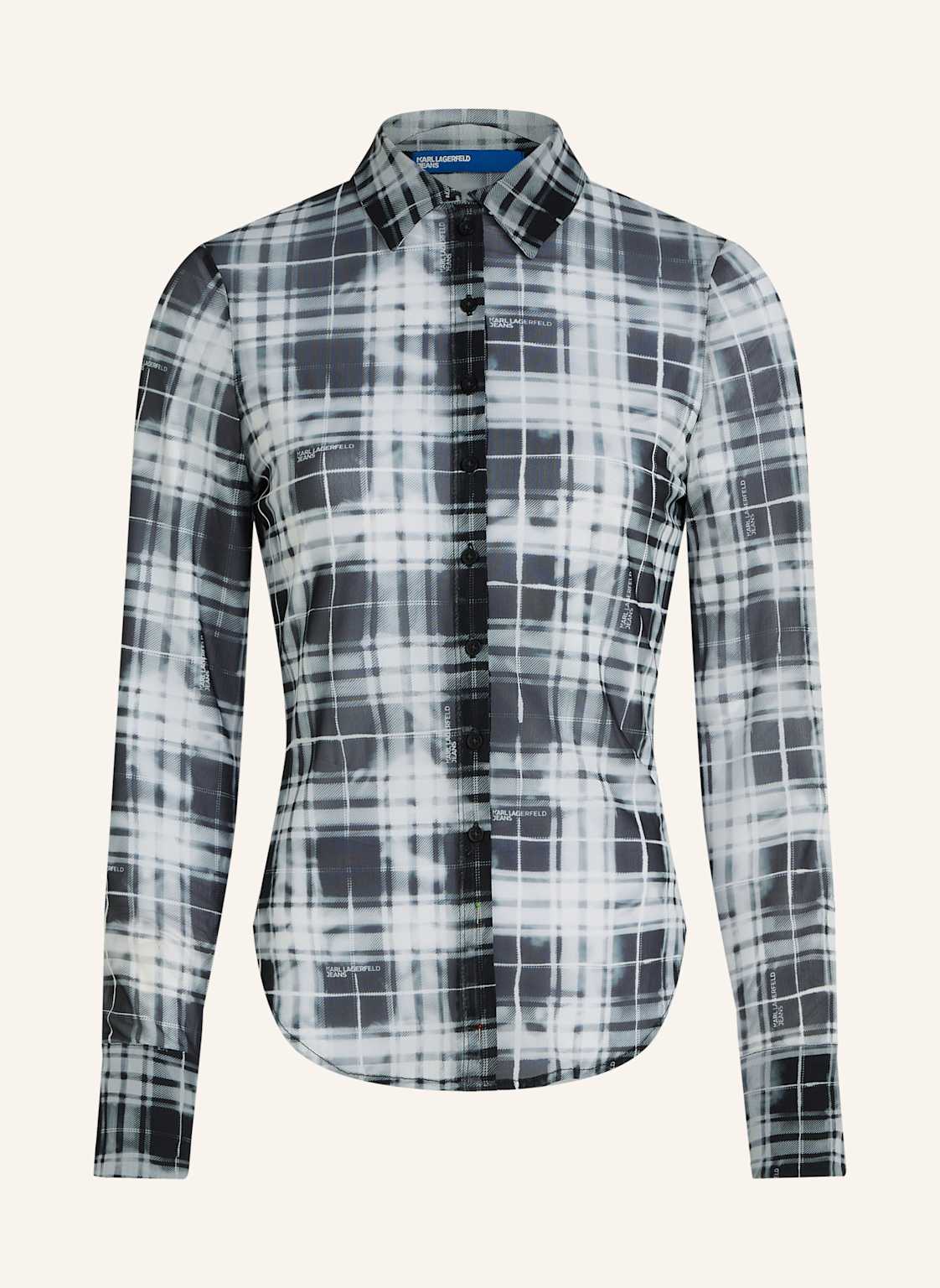 Karl Lagerfeld Jeans Bluse schwarz von KARL LAGERFELD JEANS