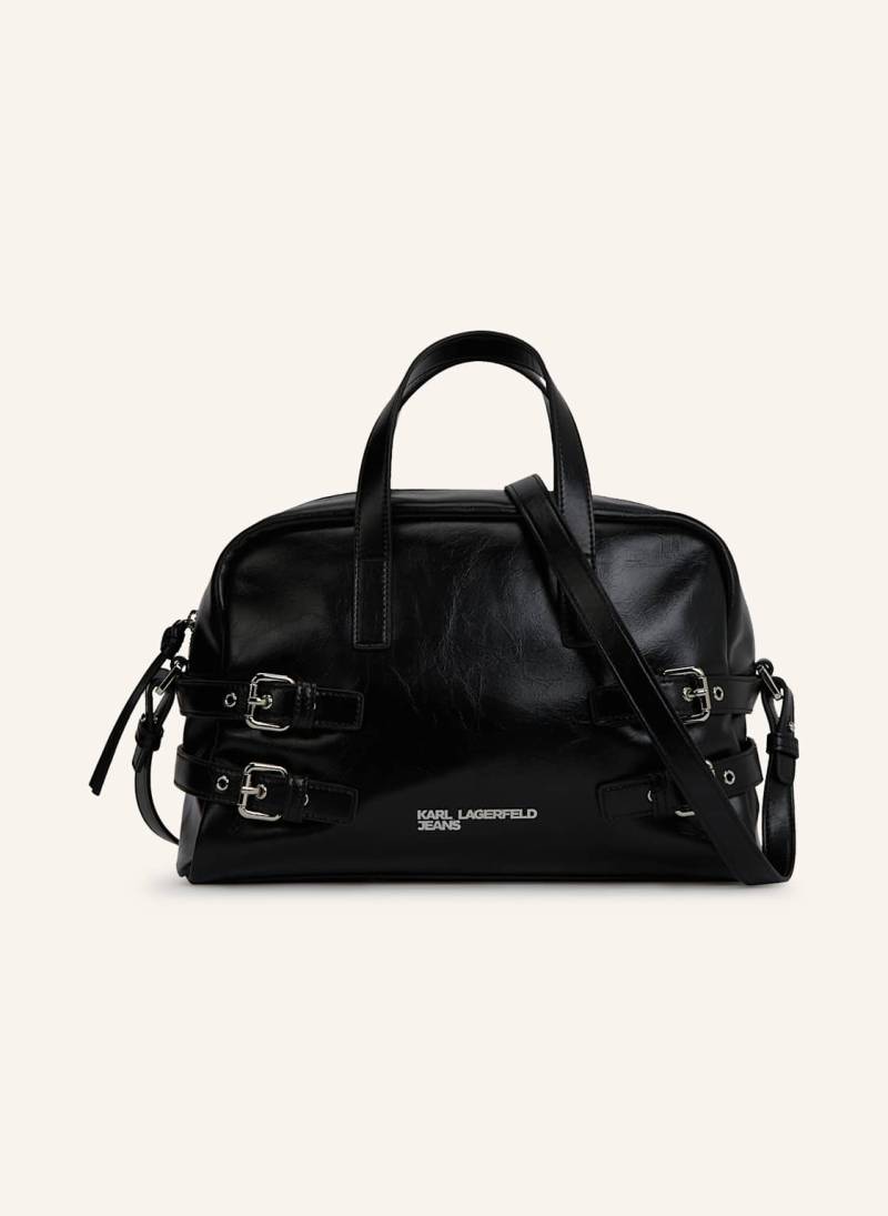 Karl Lagerfeld Jeans Bowlingtasche schwarz von KARL LAGERFELD JEANS