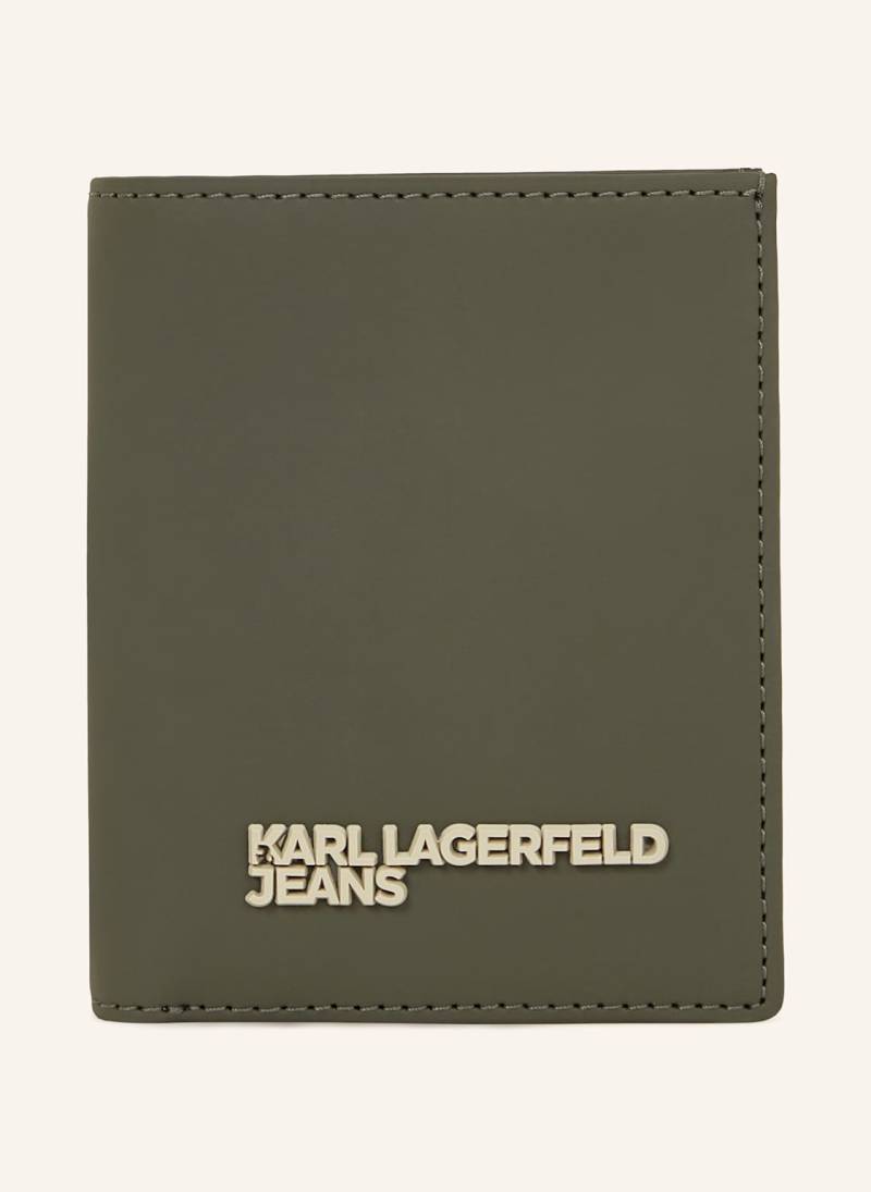 Karl Lagerfeld Jeans Geldbörse gruen Karl Lagerfeld Jeans Geldbörse gruen von KARL LAGERFELD JEANS