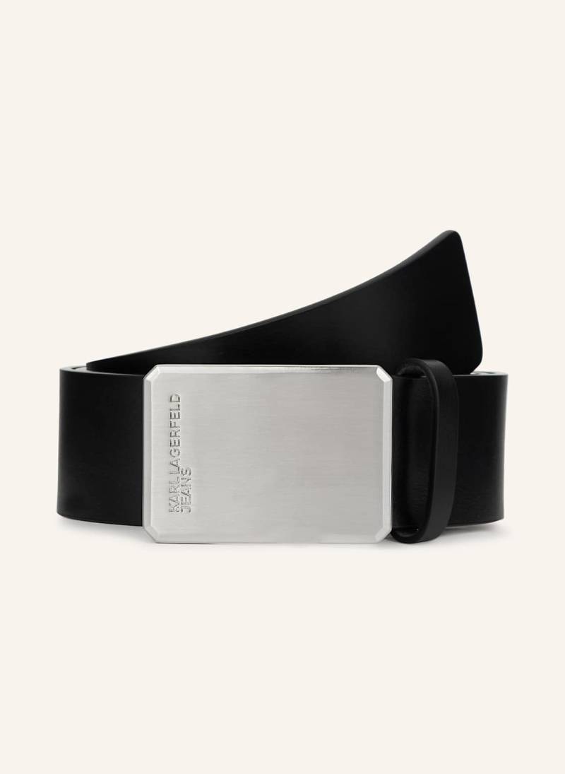 Karl Lagerfeld Jeans Gürtel schwarz von KARL LAGERFELD JEANS