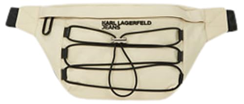 Karl Lagerfeld Jeans Herren Utility String Bumbag Beige, One size Karl Lagerfeld Jeans Herren Utility String Bumbag Beige, One size von KARL LAGERFELD JEANS