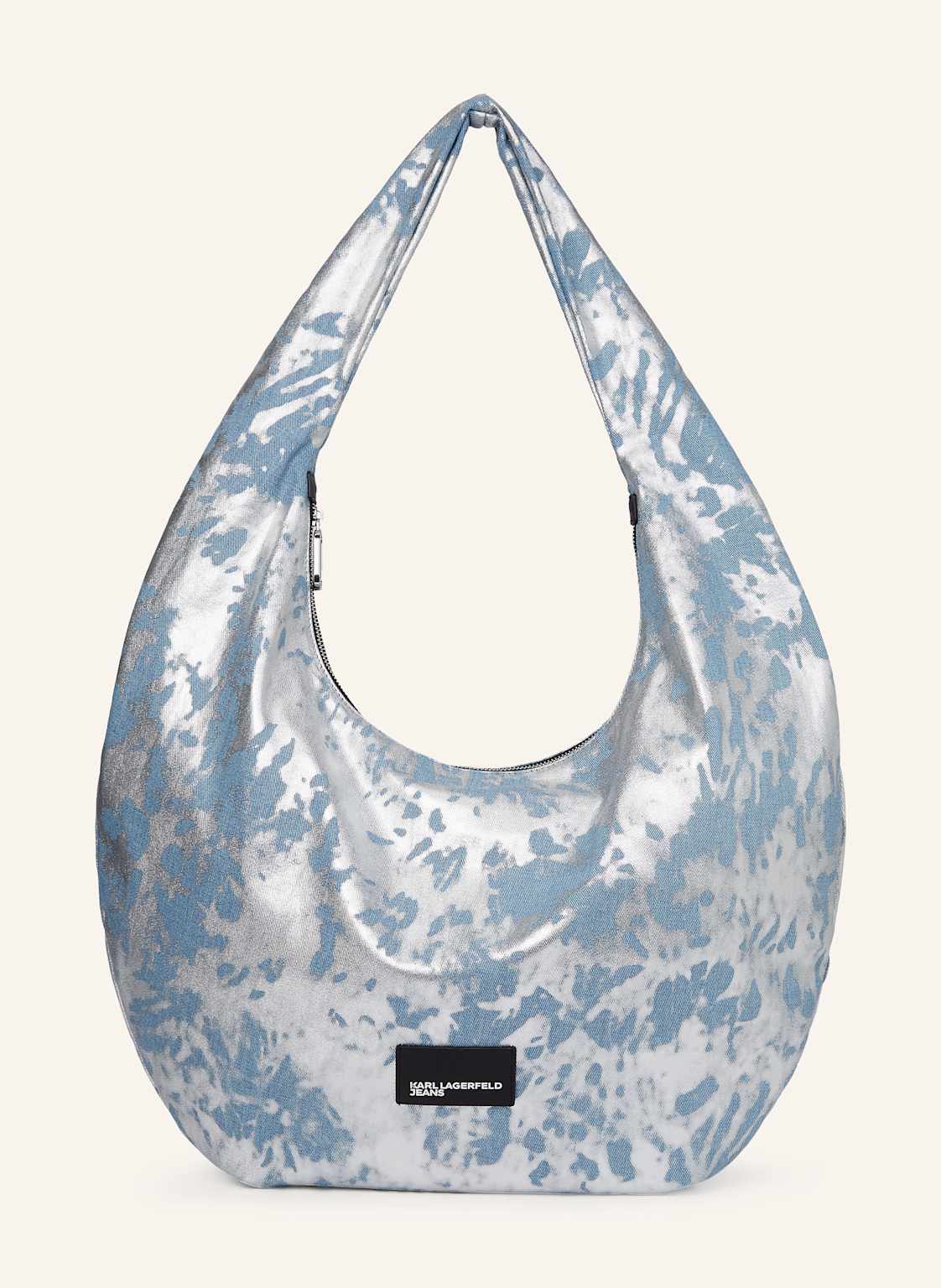 Karl Lagerfeld Jeans Hobo-Bag silber von KARL LAGERFELD JEANS
