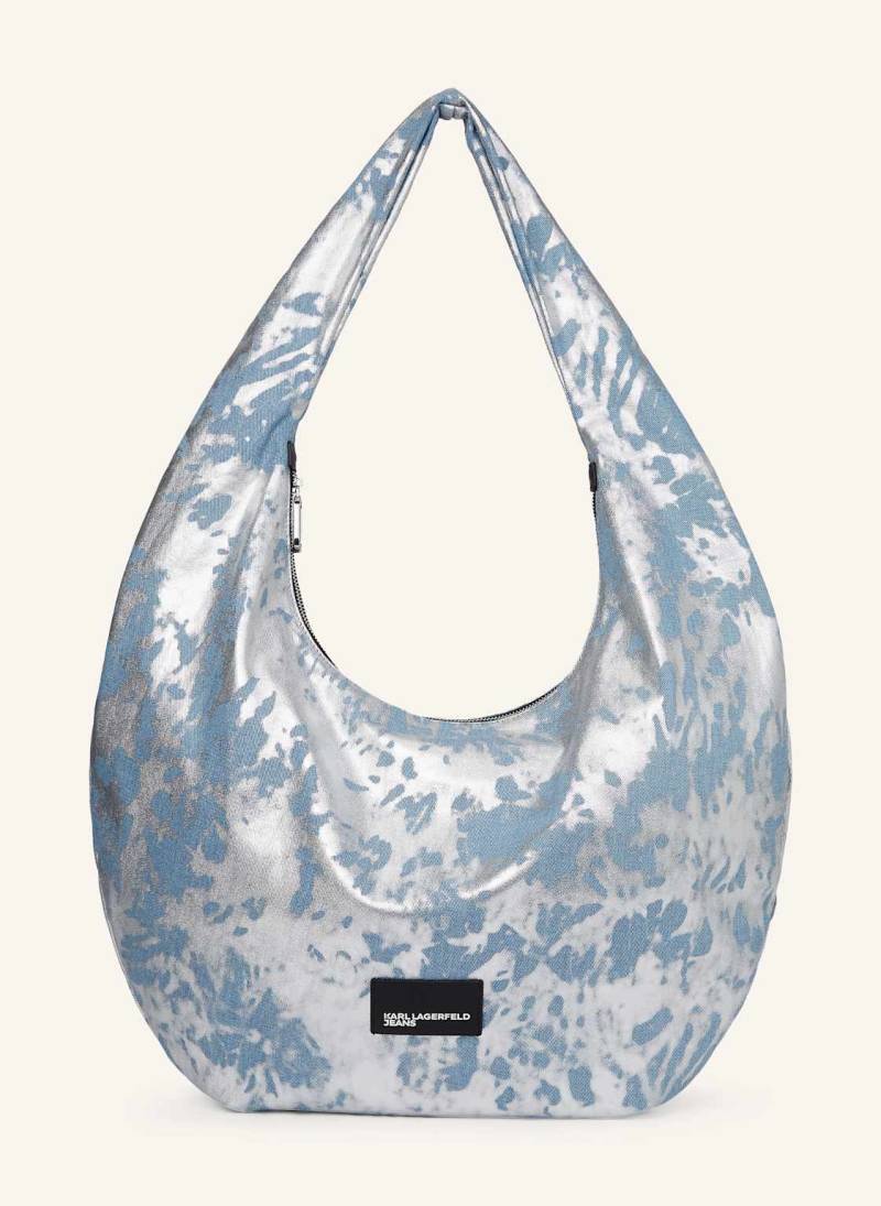 Karl Lagerfeld Jeans Hobo-Bag silber von KARL LAGERFELD JEANS