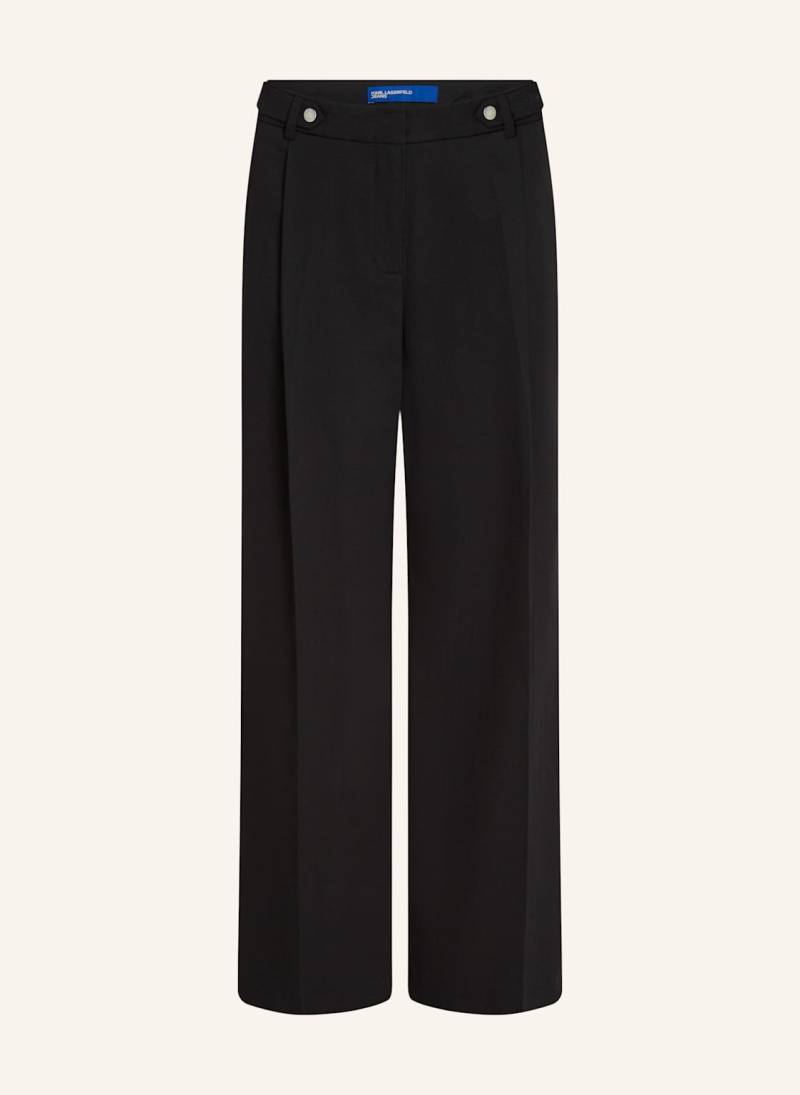 Karl Lagerfeld Jeans Hose schwarz von KARL LAGERFELD JEANS