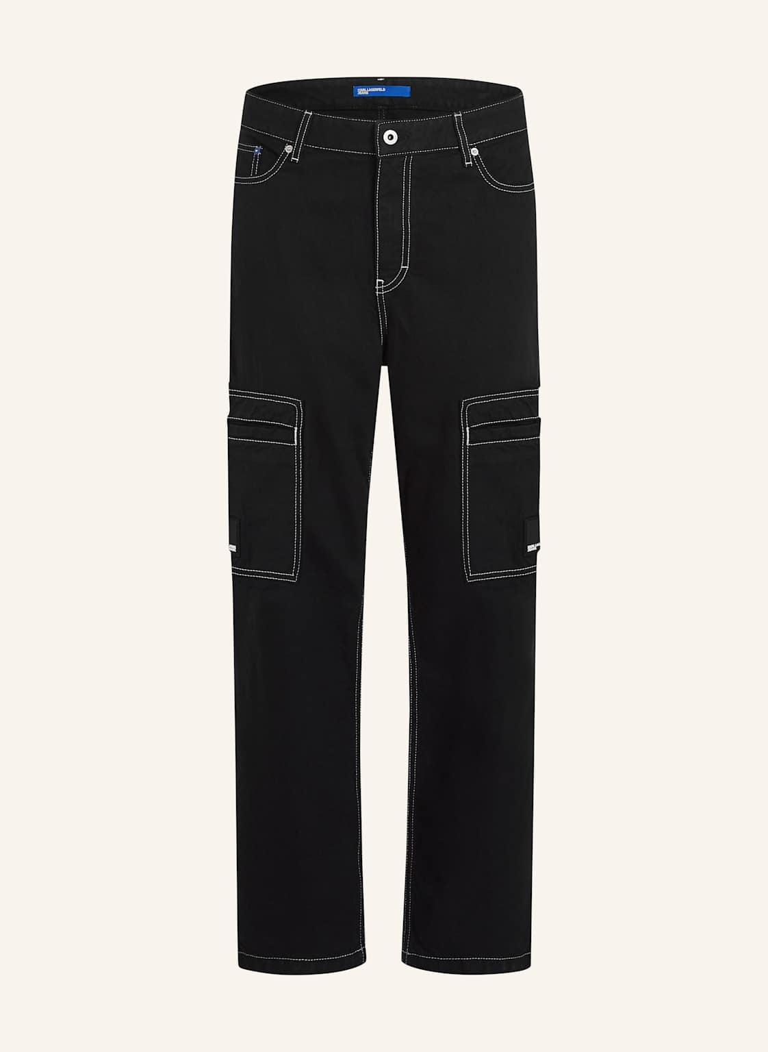 Karl Lagerfeld Jeans Hose schwarz von KARL LAGERFELD JEANS