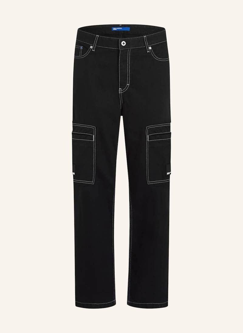 Karl Lagerfeld Jeans Hose schwarz von KARL LAGERFELD JEANS