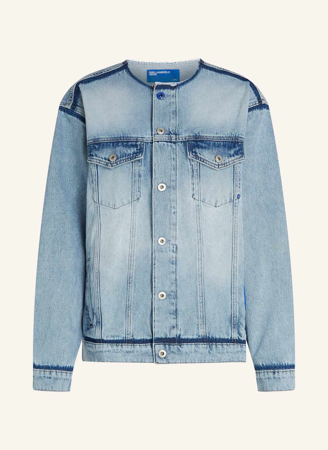 Karl Lagerfeld Jeans Jacke blau von KARL LAGERFELD JEANS