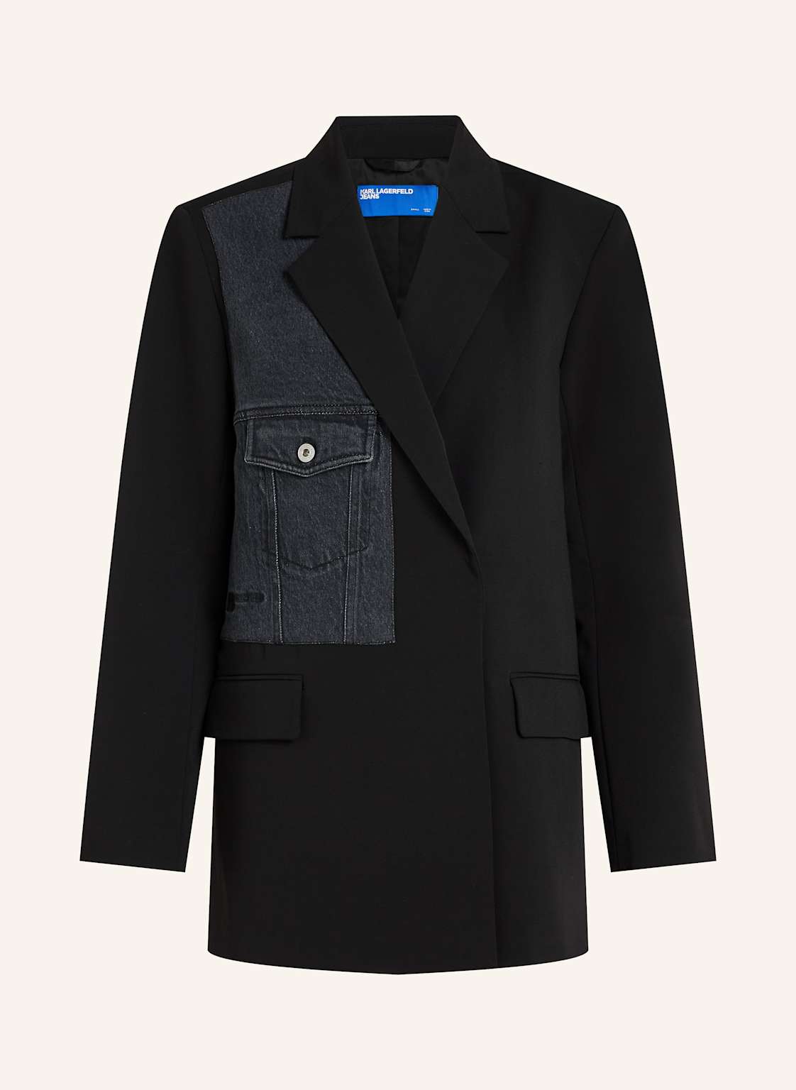 Karl Lagerfeld Jeans Jacke schwarz von KARL LAGERFELD JEANS