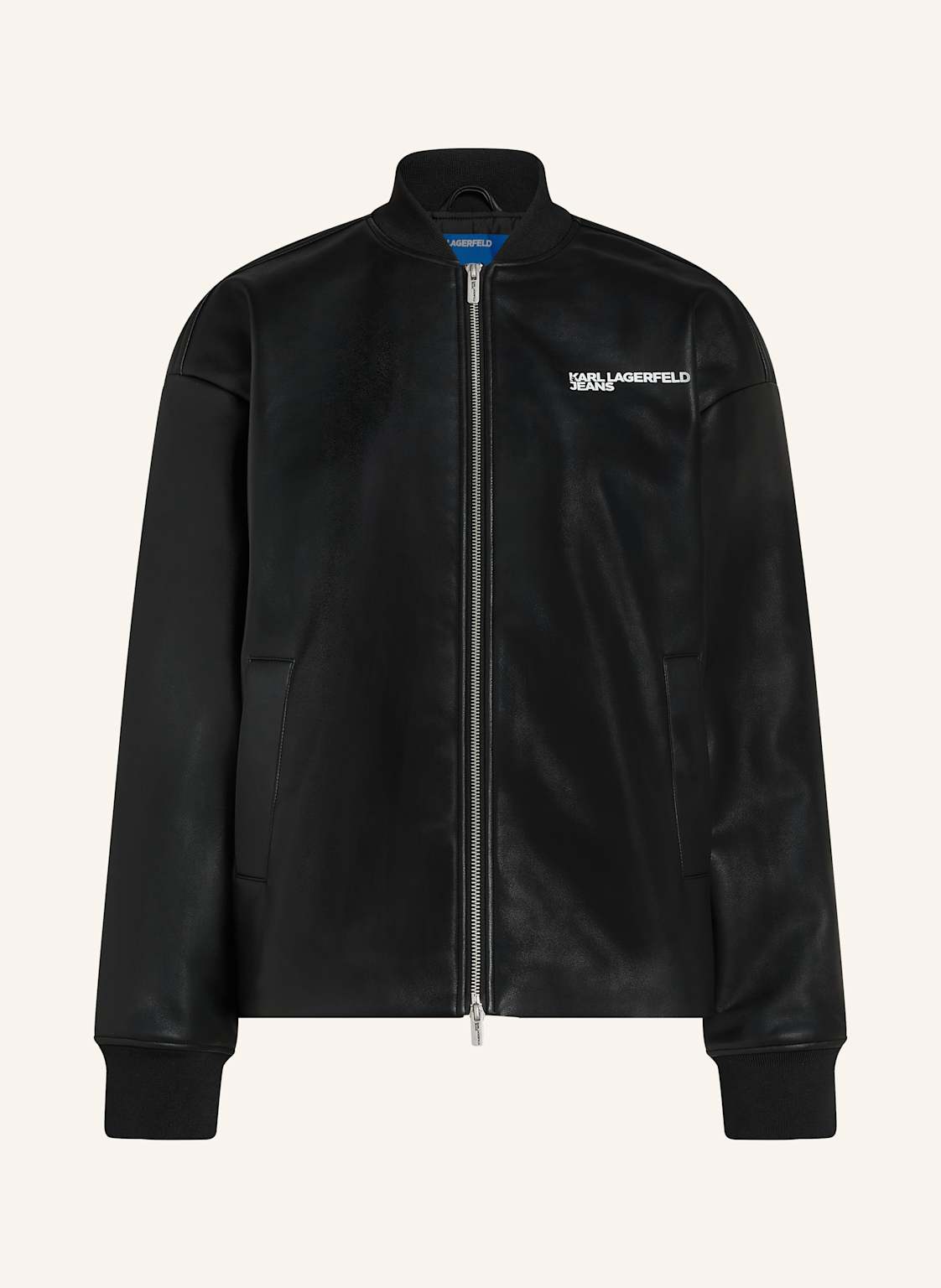 Karl Lagerfeld Jeans Jacke schwarz von KARL LAGERFELD JEANS