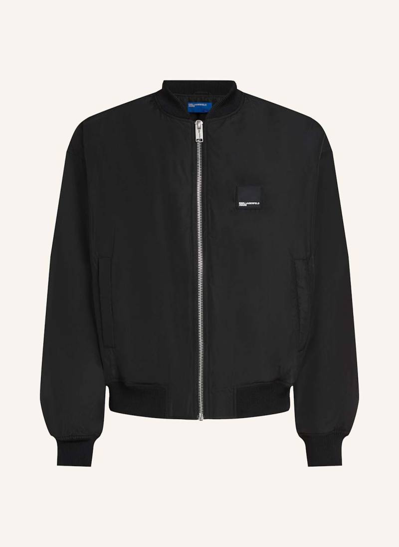 Karl Lagerfeld Jeans Jacke schwarz von KARL LAGERFELD JEANS