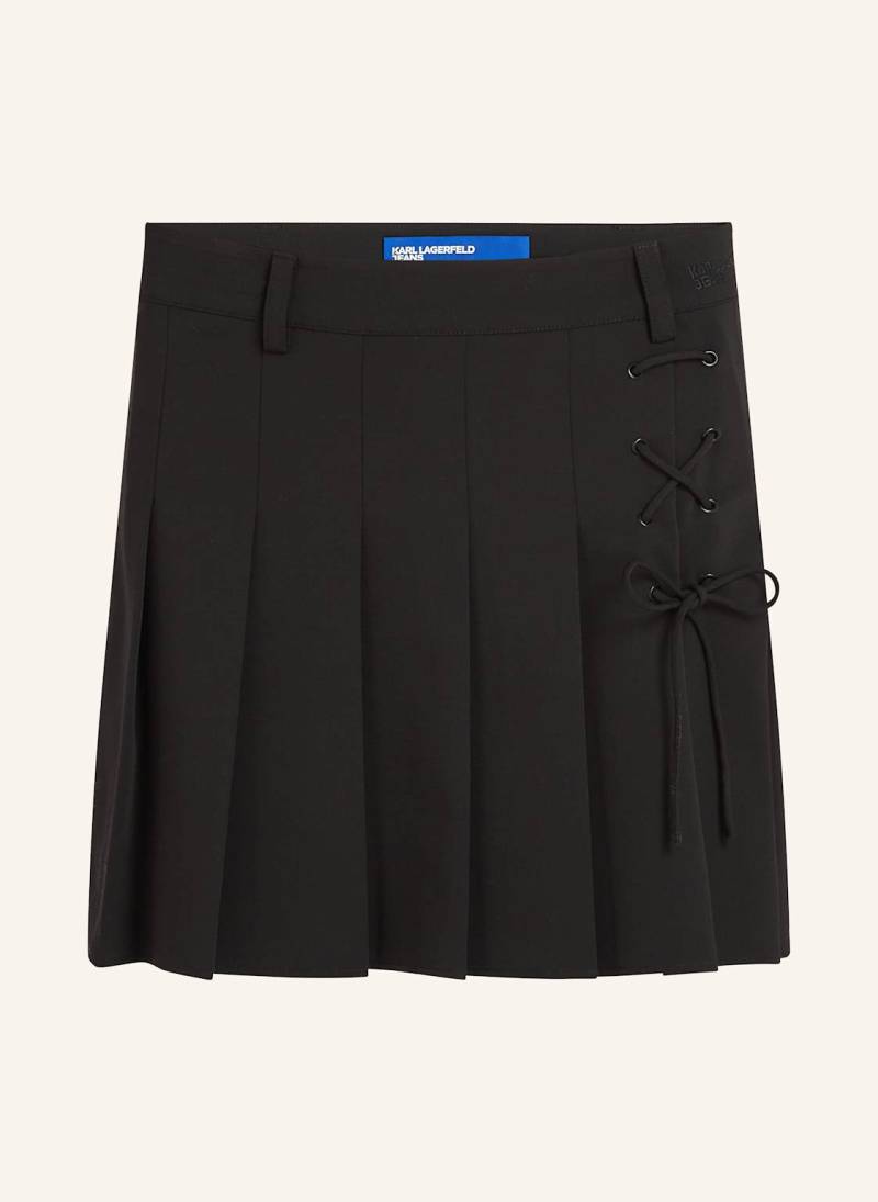 Karl Lagerfeld Jeans Rock schwarz von KARL LAGERFELD JEANS