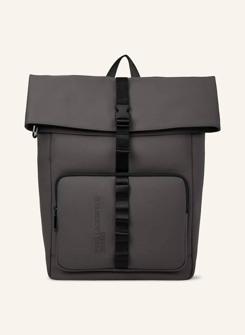 Karl Lagerfeld Jeans Rucksack grau von KARL LAGERFELD JEANS