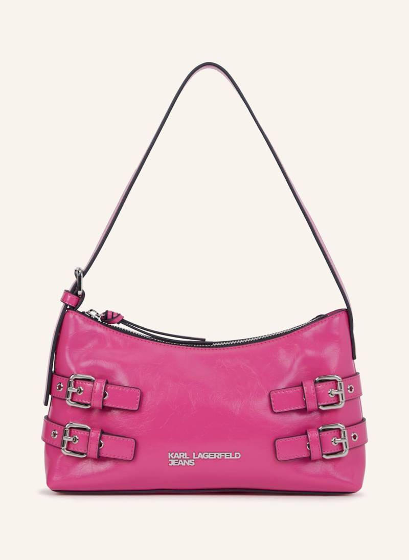 Karl Lagerfeld Jeans Schultertasche pink Karl Lagerfeld Jeans Schultertasche pink von KARL LAGERFELD JEANS