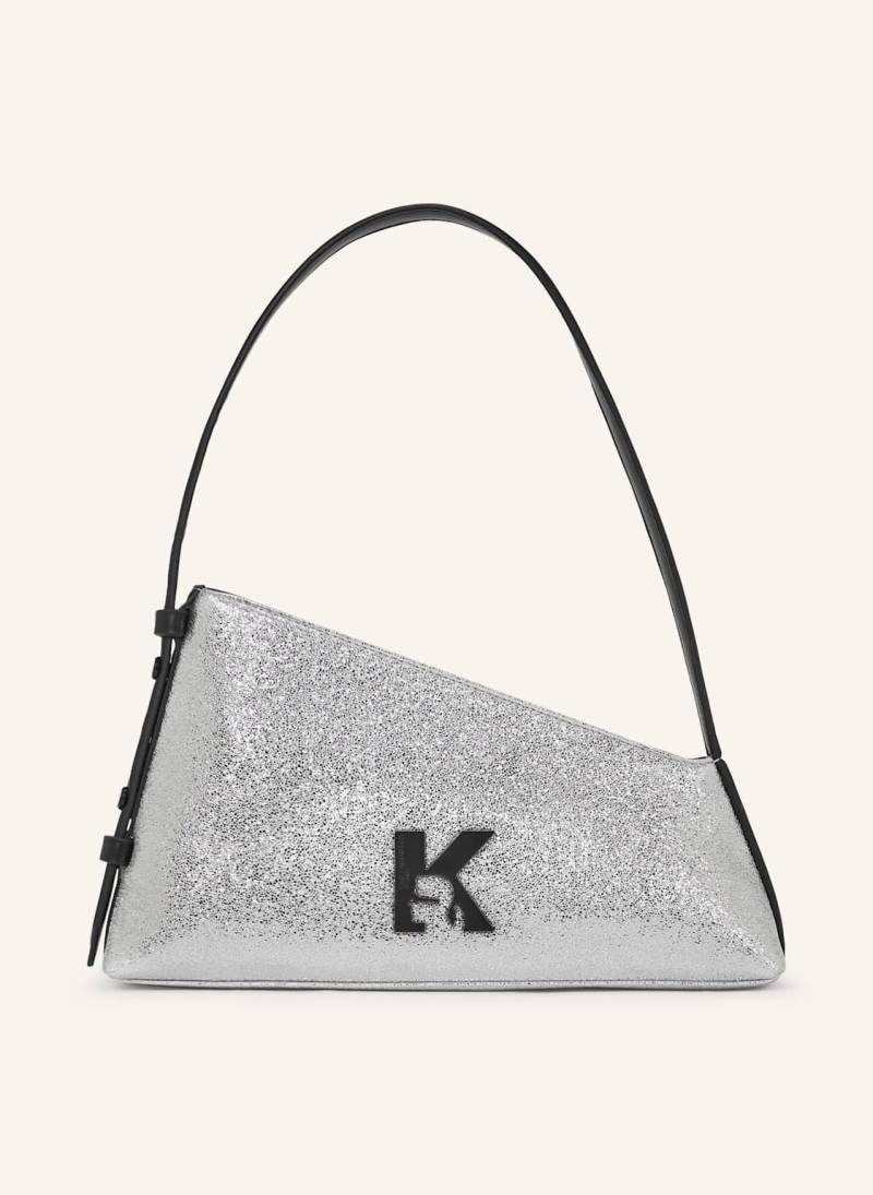 Karl Lagerfeld Jeans Schultertasche silber von KARL LAGERFELD JEANS
