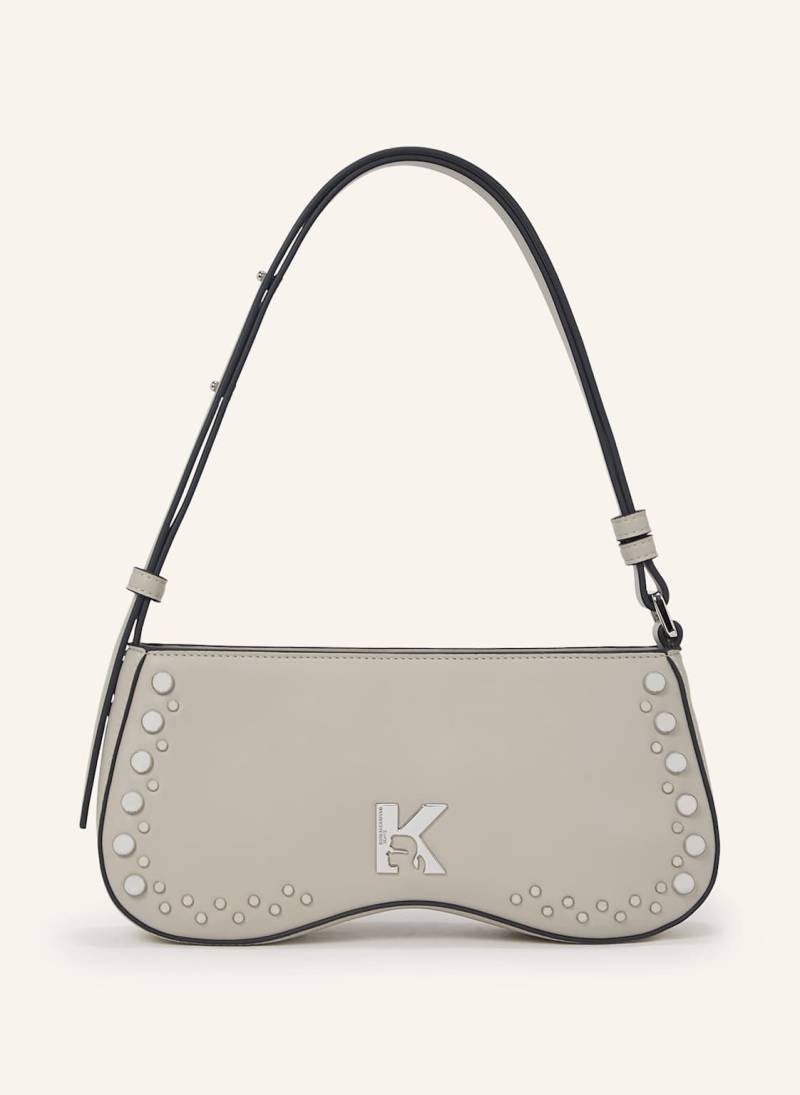 Karl Lagerfeld Jeans Schultertasche weiss von KARL LAGERFELD JEANS