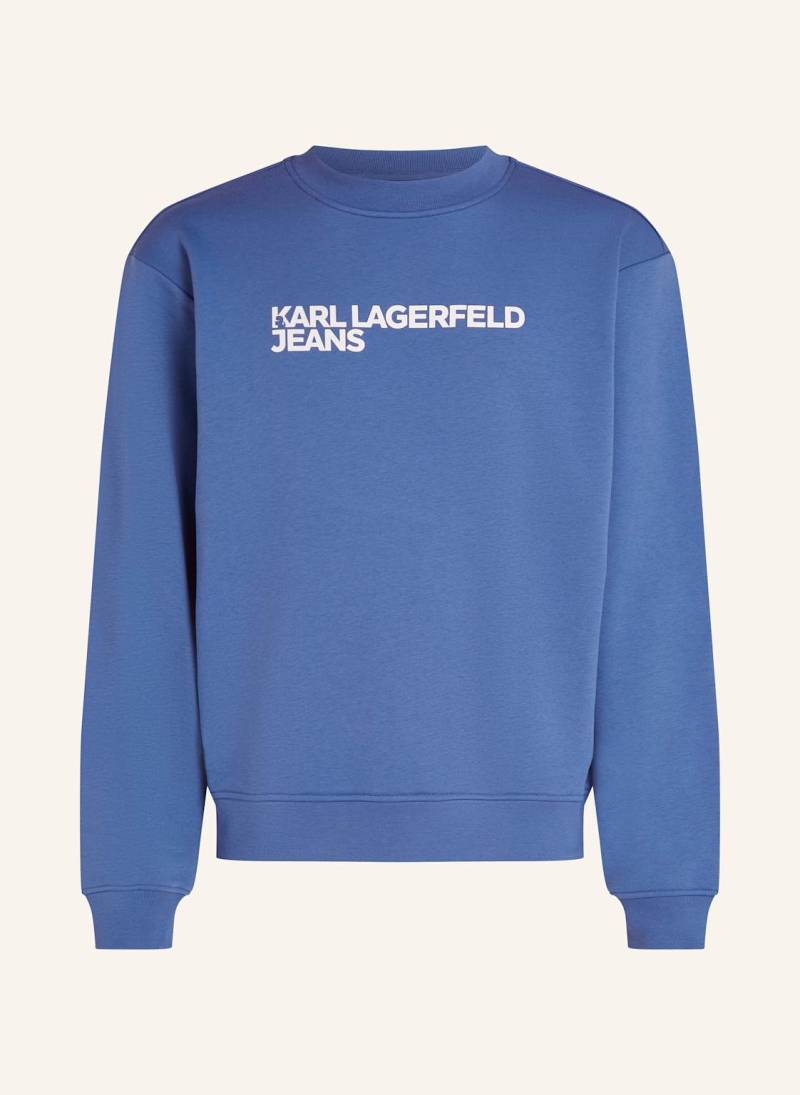 Karl Lagerfeld Jeans Sweatshirt blau von KARL LAGERFELD JEANS