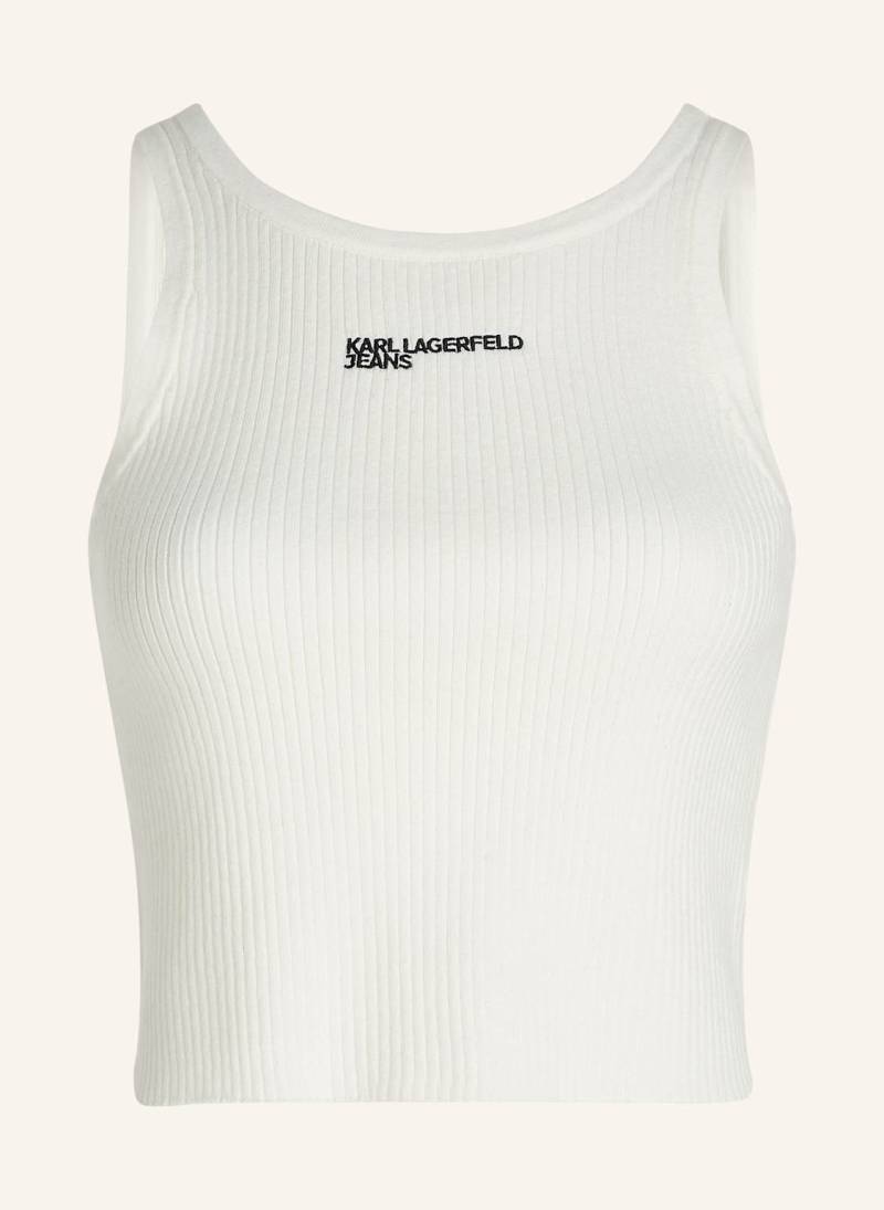 Karl Lagerfeld Jeans Top beige von KARL LAGERFELD JEANS