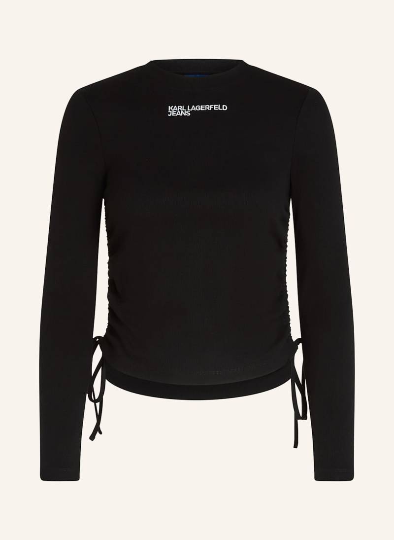 Karl Lagerfeld Jeans Top schwarz von KARL LAGERFELD JEANS