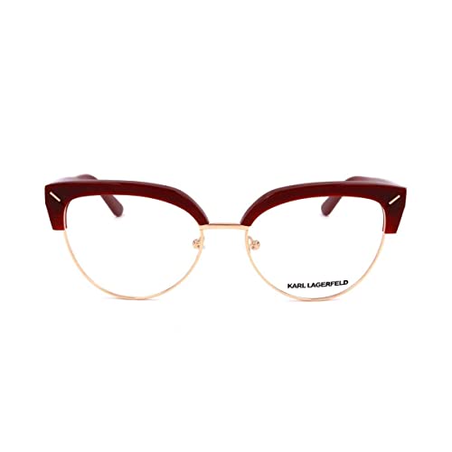 BURGUNDY KL6054 Brillengestell für Damen von KARL LAGERFELD