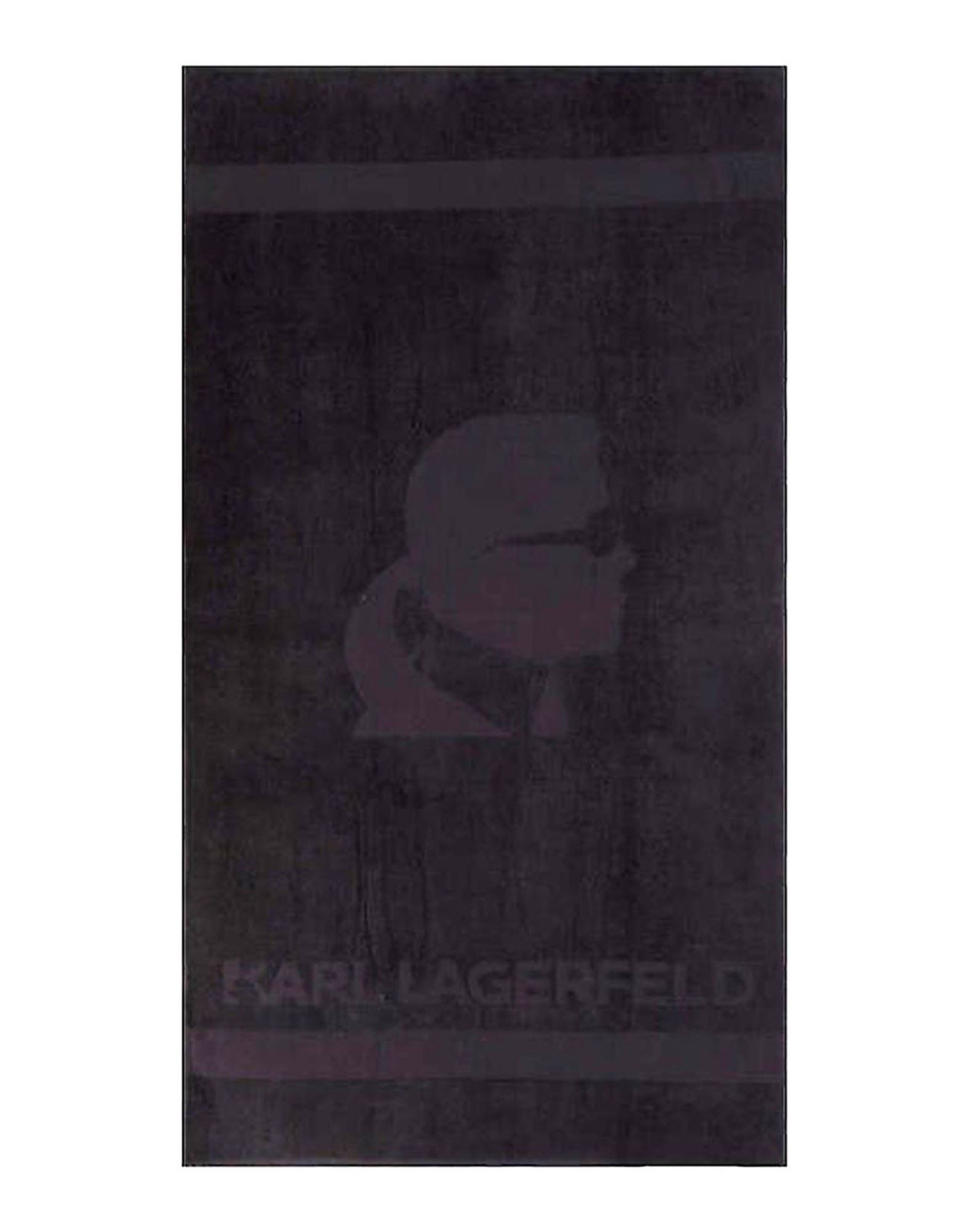 KARL LAGERFELD Badetuch Herren Schwarz von KARL LAGERFELD