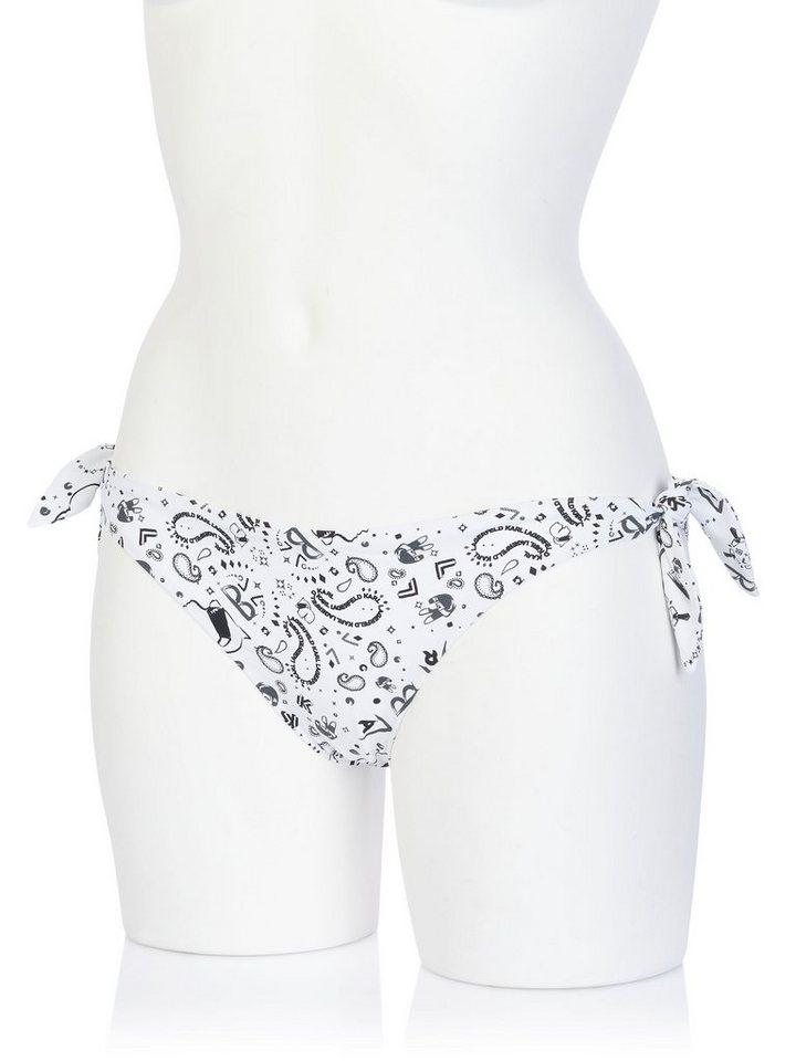 KARL LAGERFELD Bikini-Hose Karl Lagerfeld Bikinihose Weiss von KARL LAGERFELD