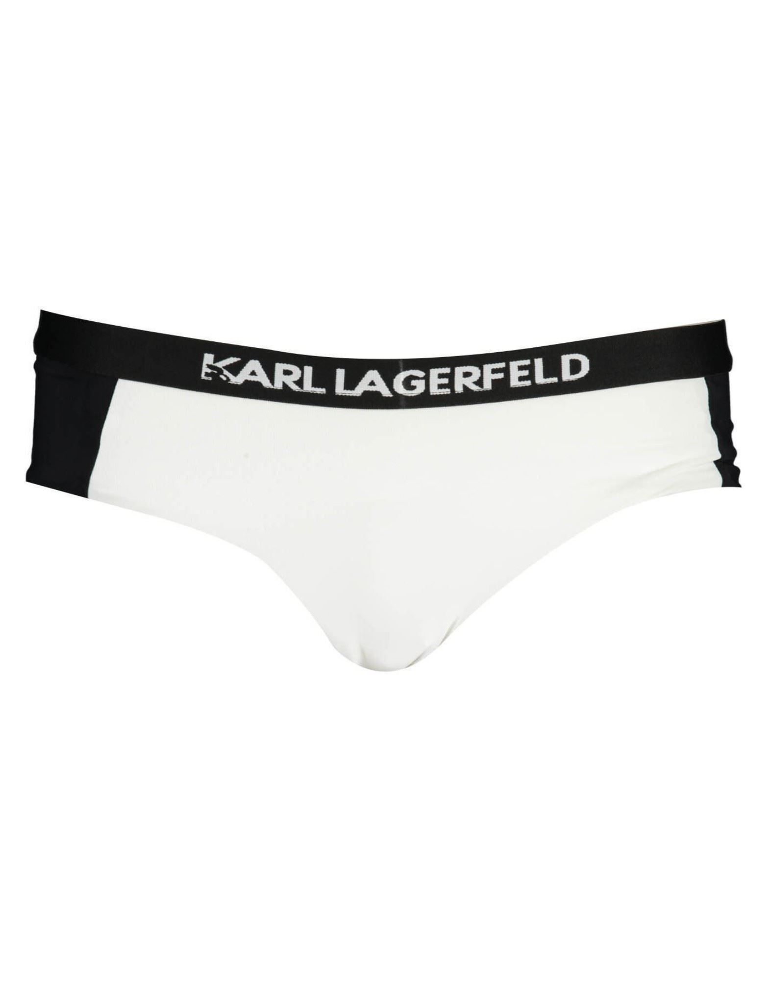 KARL LAGERFELD Bikinislip & Badehose Damen Weiß von KARL LAGERFELD