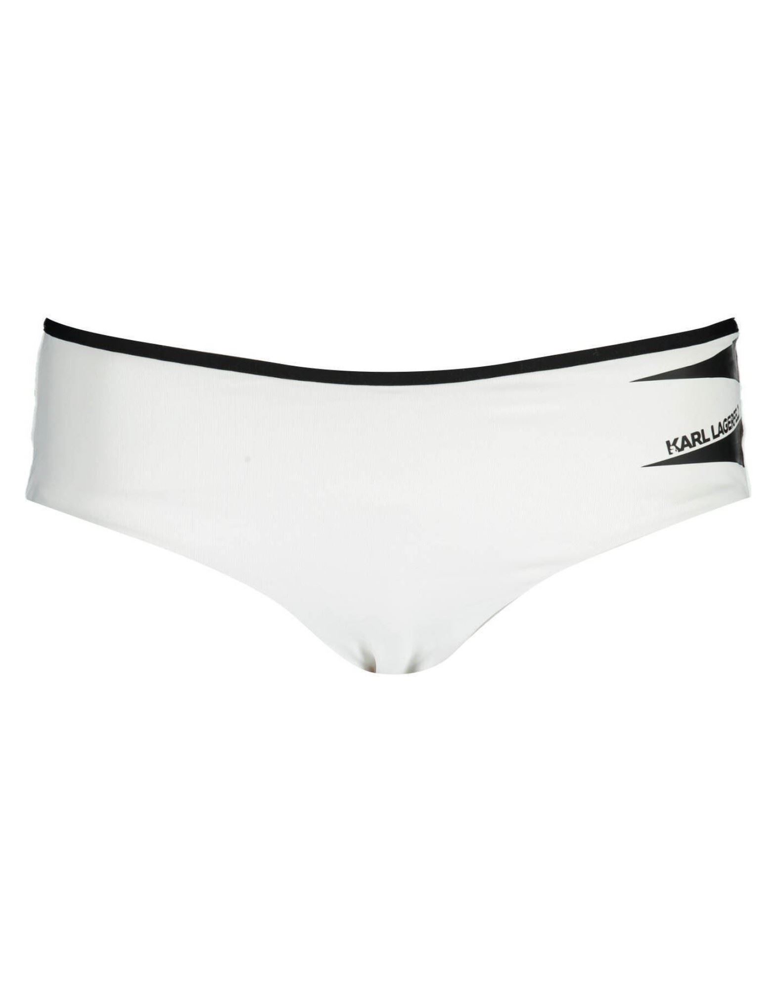 KARL LAGERFELD Bikinislip & Badehose Damen Weiß von KARL LAGERFELD