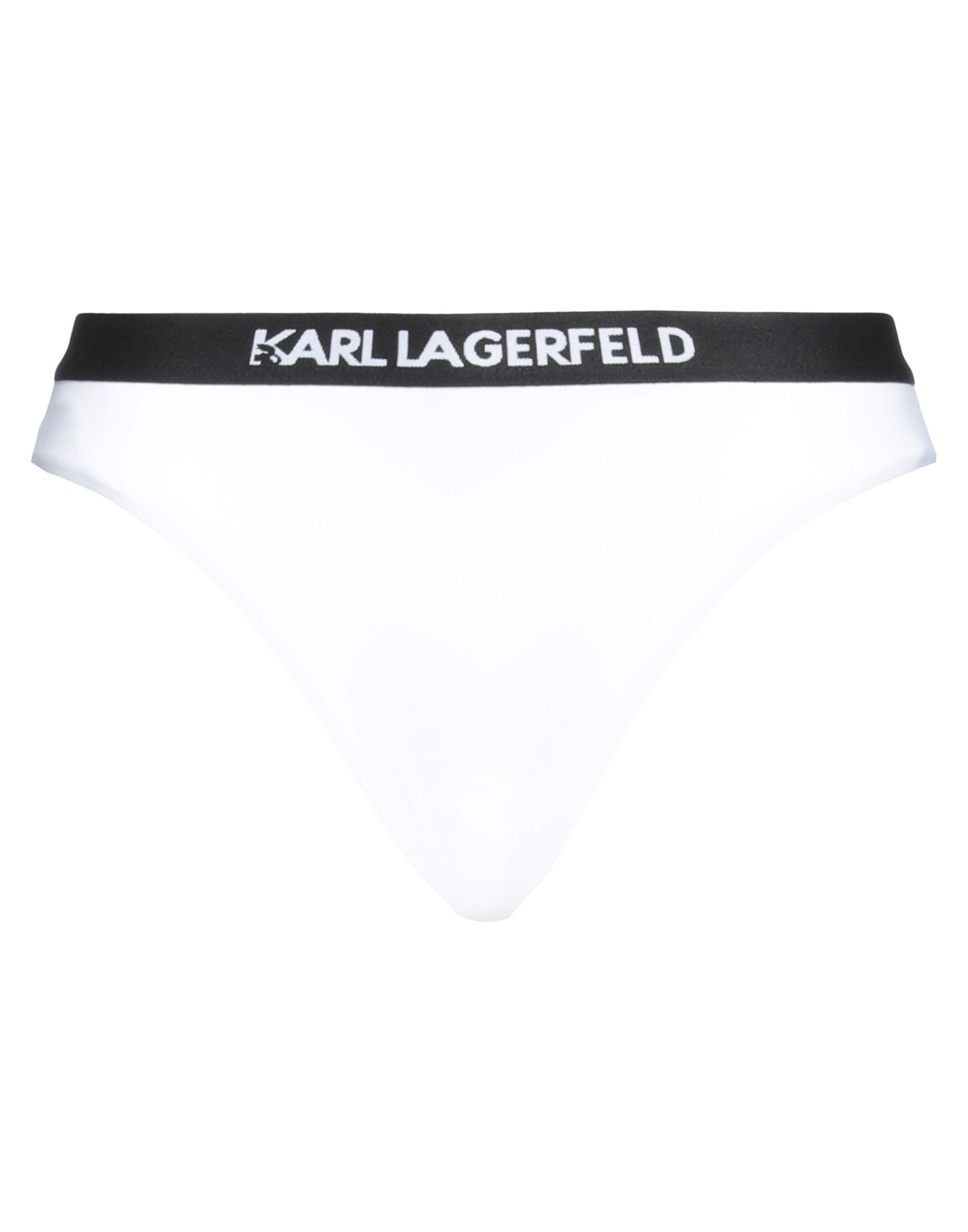 KARL LAGERFELD Bikinislip & Badehose Damen Weiß von KARL LAGERFELD