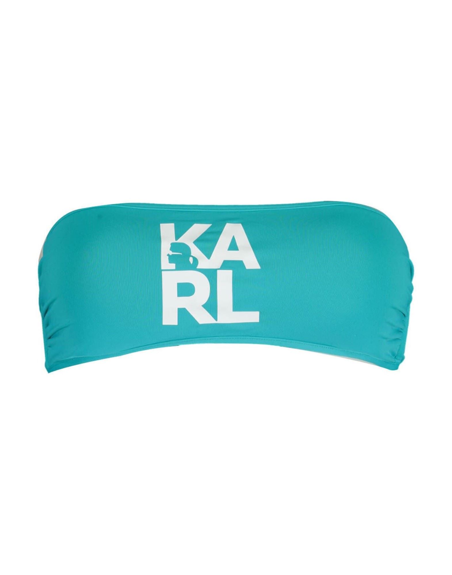 KARL LAGERFELD Bikini-oberteil Damen Azurblau von KARL LAGERFELD