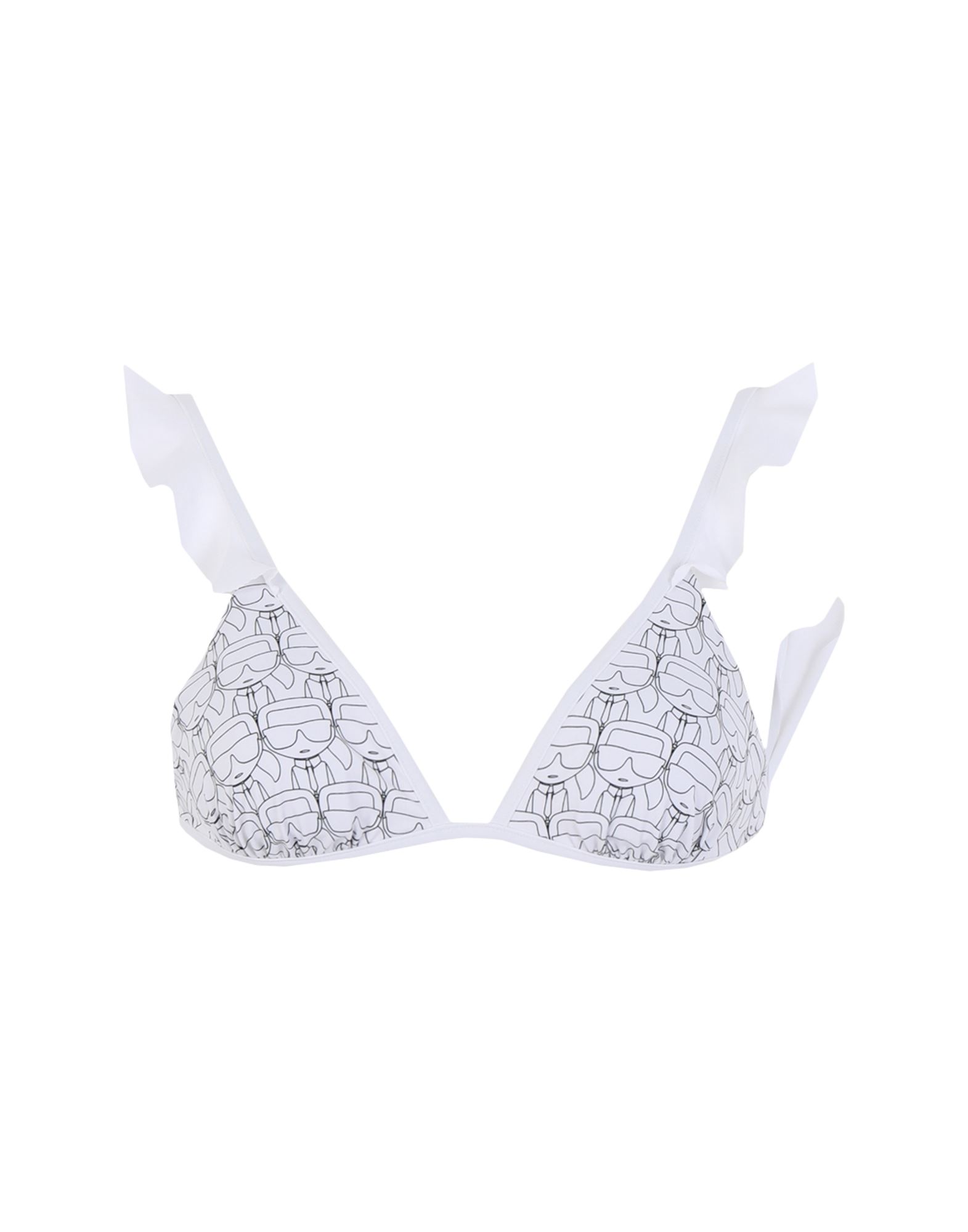 KARL LAGERFELD Bikini-oberteil Damen Weiß von KARL LAGERFELD