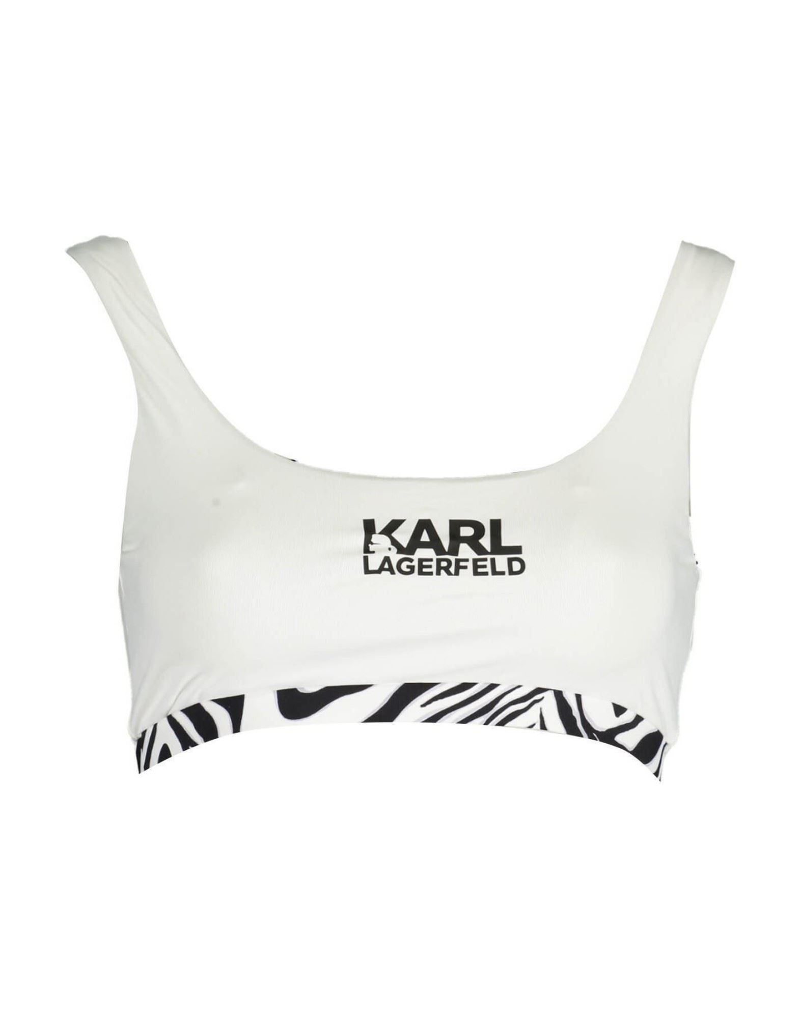 KARL LAGERFELD Bikini-oberteil Damen Weiß von KARL LAGERFELD