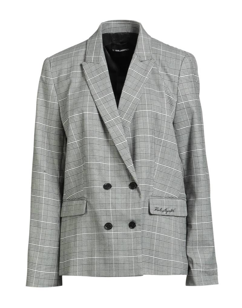 KARL LAGERFELD Blazer Damen Hellgrau von KARL LAGERFELD