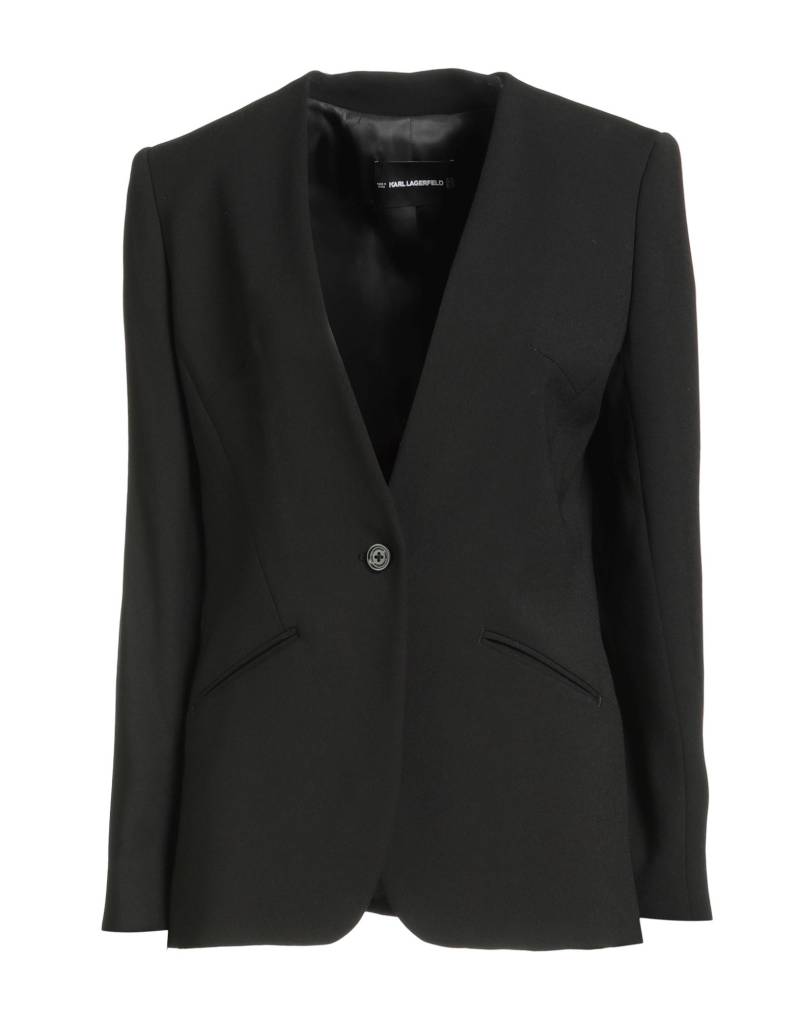 KARL LAGERFELD Blazer Damen Schwarz von KARL LAGERFELD