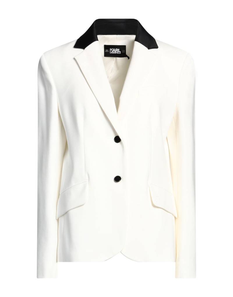 KARL LAGERFELD Blazer Damen Weiß von KARL LAGERFELD