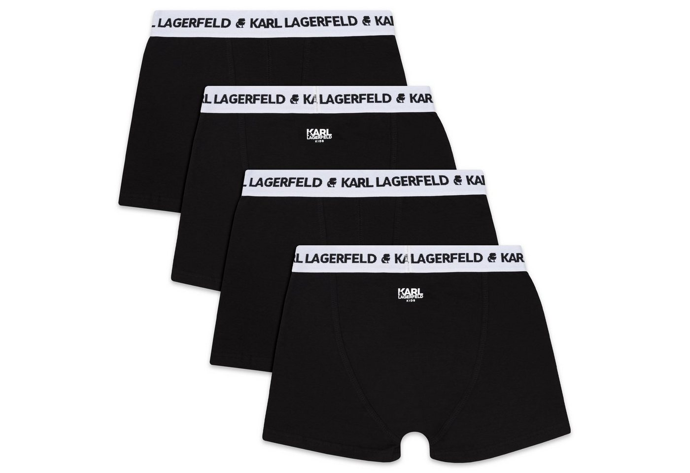 KARL LAGERFELD Boxershorts Karl Lagerfeld Boxershorts Trunks 2er Set schwarz Logo von KARL LAGERFELD