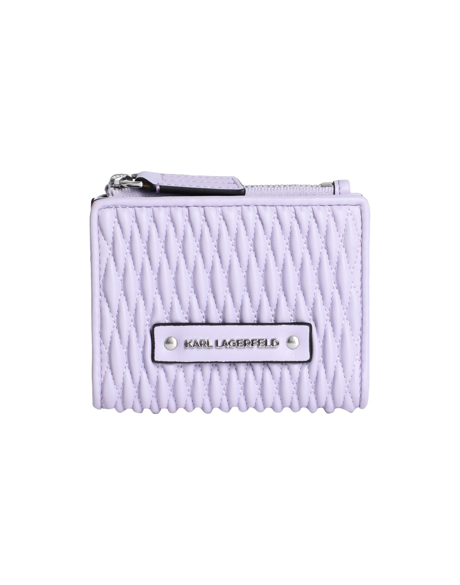 KARL LAGERFELD Brieftasche Damen Lila von KARL LAGERFELD