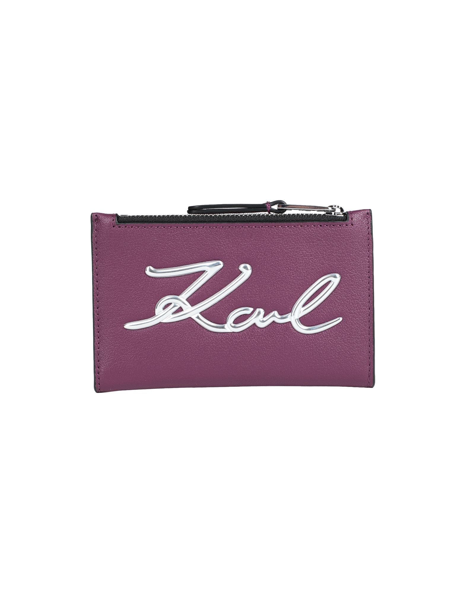 KARL LAGERFELD Brieftasche Damen Pflaume von KARL LAGERFELD