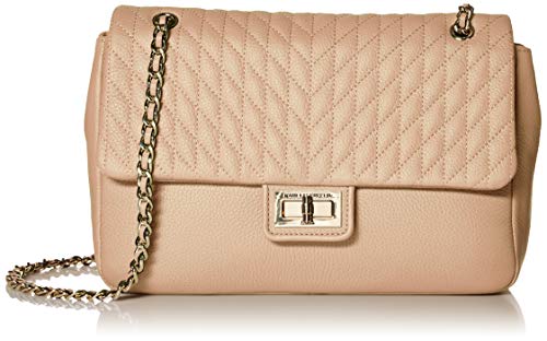 KARL LAGERFELD Damen Agyness Lg Shoulder Bag Schultertasche, Almond, Einheitsgröße EU von KARL LAGERFELD