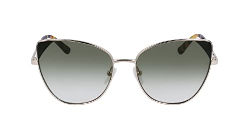 KARL LAGERFELD Damen KL341S Sonnenbrille, Goldfarben/Glänzend, Einheitsgröße von KARL LAGERFELD