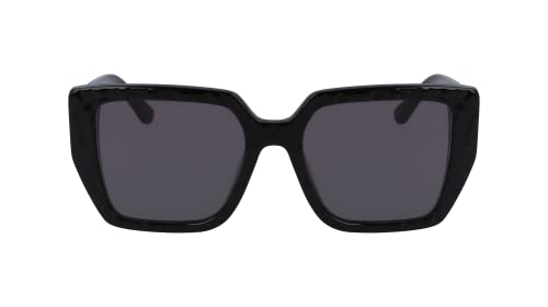 Karl Lagerfeld Damen KL6036S Sonnenbrille, Black W/Pattern, 5219 von KARL LAGERFELD