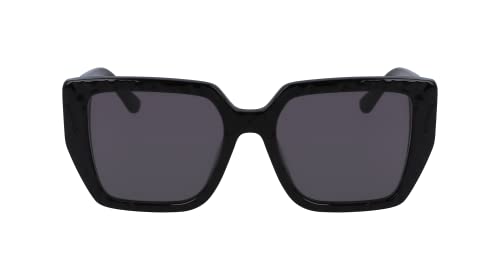 Karl Lagerfeld Unisex KL6036S Sunglasses, 007 Black w Pattern, One Size von KARL LAGERFELD