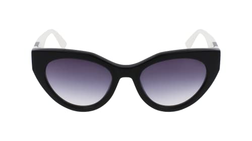 Karl Lagerfeld Unisex KL6047S Sunglasses, 004 Black & White, Einheitsgröße von KARL LAGERFELD