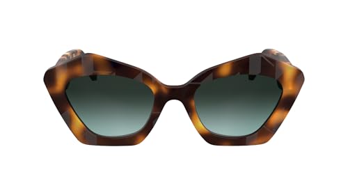 KARL LAGERFELD Damen KL6199S Sonnenbrille, Dark Tortoise, 53 von KARL LAGERFELD