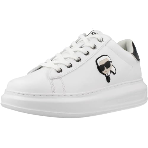 KARL LAGERFELD Damen Kapri Freizeit-Sneaker Sneaker Weiß 37 EU von KARL LAGERFELD