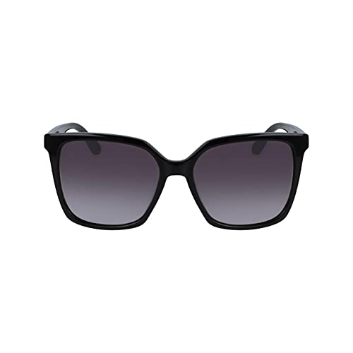 Karl Lagerfeld Unisex Kl6014s Sunglasses, 001 Black, Einheitsgröße von KARL LAGERFELD