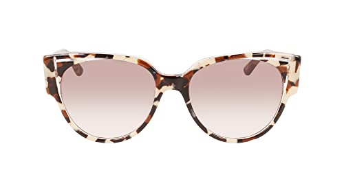 Karl Lagerfeld Unisex KL6068S Sunglasses, 235 Tortoise/Crystal, 44 von KARL LAGERFELD