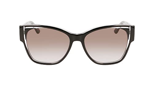 KARL LAGERFELD Damen KL6069S Sonnenbrille, Schwarz/Kristall, Einheitsgröße von KARL LAGERFELD